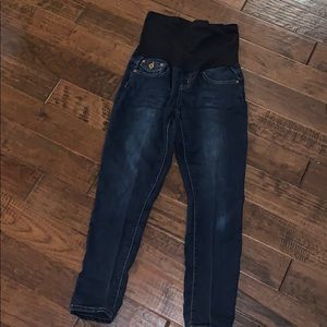 Size Small Maternity Jeans, Dark Blue